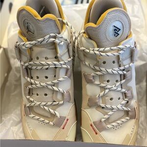 Jordan Athletic Shoes in Cream and Yellow